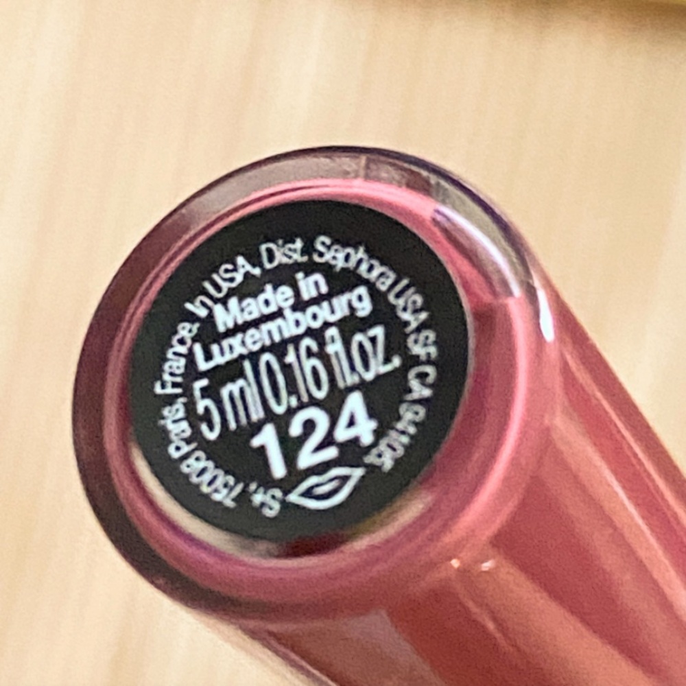 Sephora Collection Cream Lip Stain 10H Liquid Lipstick 124 Rose Instinct - Picture 2 of 2